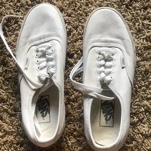 NWOT white Authentic Vans
